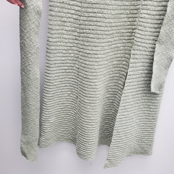 Free People Knit Maxi Skirt "Claudia" Front Slit Mint Green Size S - EUC! - Picture 5 of 12